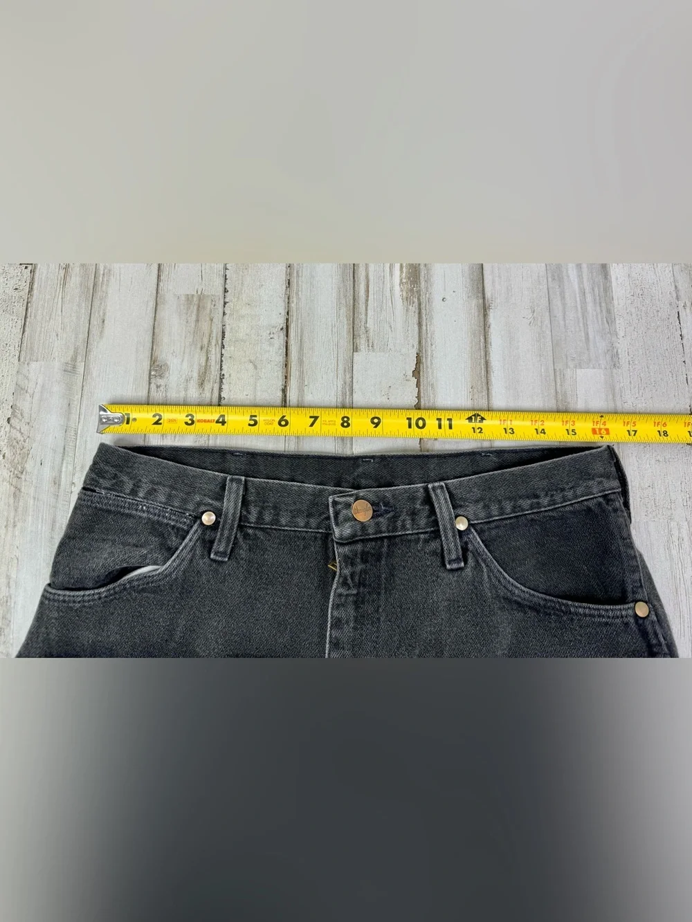 Wrangler Jeans Men's 34x38 Black Cowboy Western Outdoors 13MW2WK